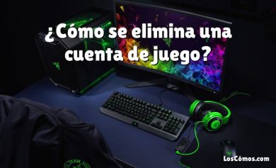 ¿Cómo se elimina una cuenta de juego?