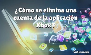 ¿Cómo se elimina una cuenta de la aplicación Xbox?