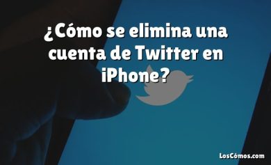 ¿Cómo se elimina una cuenta de Twitter en iPhone?