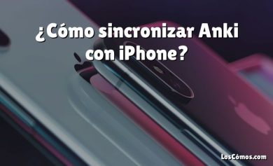 ¿Cómo sincronizar Anki con iPhone?