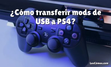 ¿Cómo transferir mods de USB a PS4?