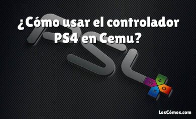 ¿Cómo usar el controlador PS4 en Cemu?
