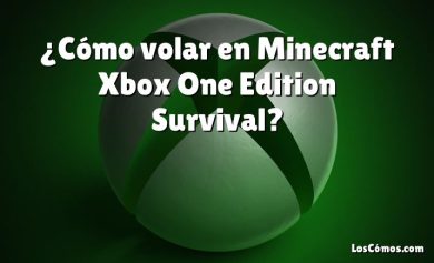 ¿Cómo volar en Minecraft Xbox One Edition Survival?