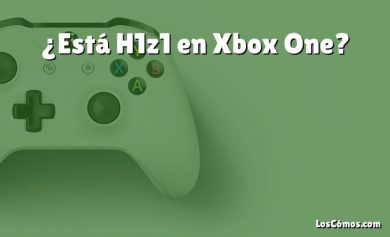 ¿Está H1z1 en Xbox One?
