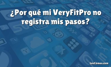 ¿Por qué mi VeryFitPro no registra mis pasos?