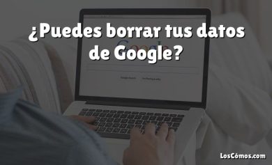 ¿Puedes borrar tus datos de Google?