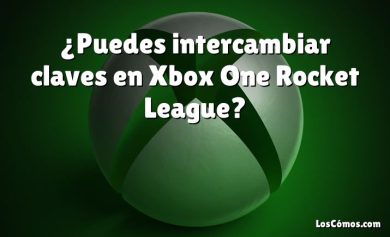 ¿Puedes intercambiar claves en Xbox One Rocket League?