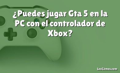 ¿Puedes jugar Gta 5 en la PC con el controlador de Xbox?