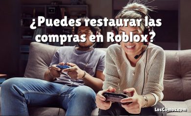 ¿Puedes restaurar las compras en Roblox?