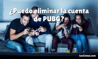 ¿Puedo eliminar la cuenta de PUBG?