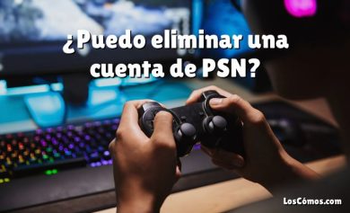 ¿Puedo eliminar una cuenta de PSN?