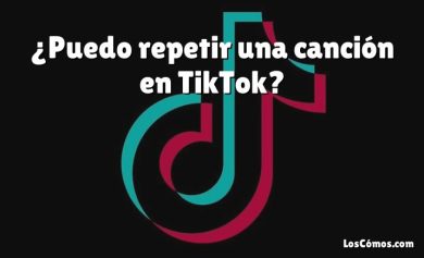 ¿Puedo repetir una canción en TikTok?