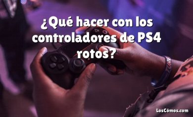 ¿Qué hacer con los controladores de PS4 rotos?