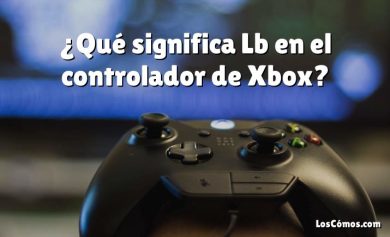 ¿Qué significa Lb en el controlador de Xbox?