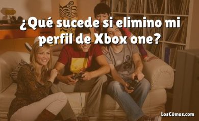 ¿Qué sucede si elimino mi perfil de Xbox one?