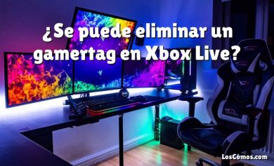 ¿Se puede eliminar un gamertag en Xbox Live?