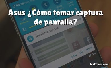 Asus ¿Cómo tomar captura de pantalla?