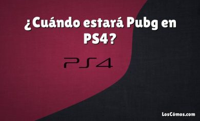 ¿Cuándo estará Pubg en PS4?