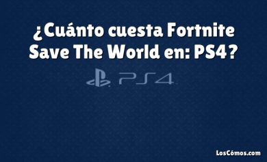 ¿Cuánto cuesta Fortnite Save The World en: PS4?