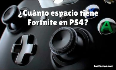 ¿Cuánto espacio tiene Fortnite en PS4?