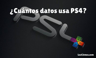 ¿Cuántos datos usa PS4?