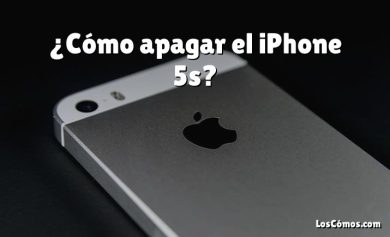 ¿Cómo apagar el iPhone 5s?