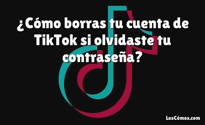 ¿Cómo borras tu cuenta de TikTok si olvidaste tu contraseña?