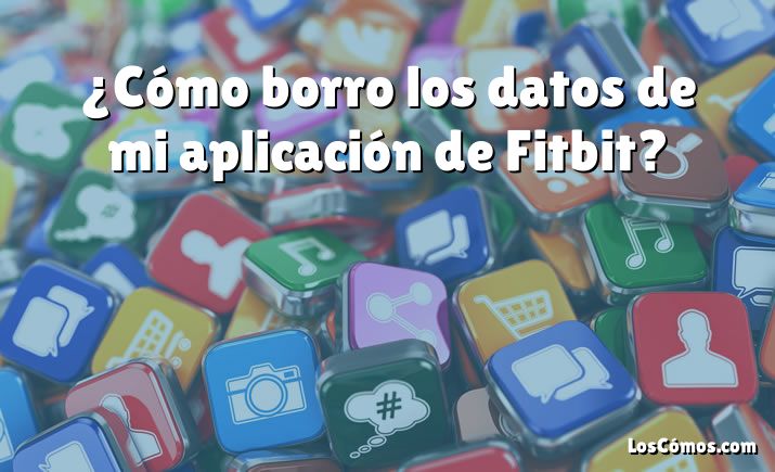 ¿Cómo borro los datos de mi aplicación de Fitbit?