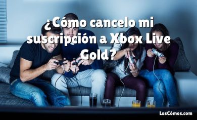 ¿Cómo cancelo mi suscripción a Xbox Live Gold?