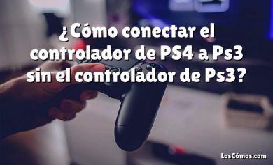 ¿Cómo conectar el controlador de PS4 a Ps3 sin el controlador de Ps3?