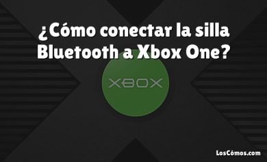 ¿Cómo conectar la silla Bluetooth a Xbox One?