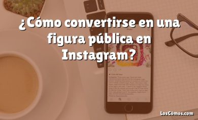 ¿Cómo convertirse en una figura pública en Instagram?