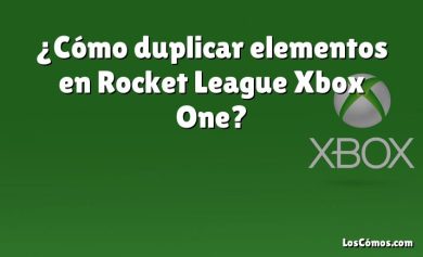 ¿Cómo duplicar elementos en Rocket League Xbox One?