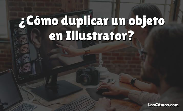 ¿Cómo duplicar un objeto en Illustrator?