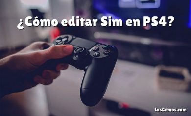 ¿Cómo editar Sim en PS4?