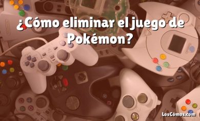 ¿Cómo eliminar el juego de Pokémon?