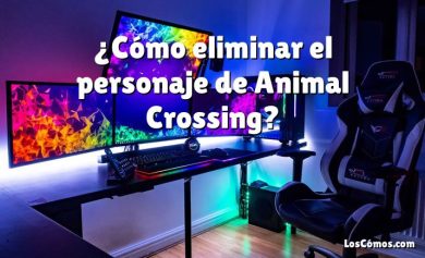 ¿Cómo eliminar el personaje de Animal Crossing?