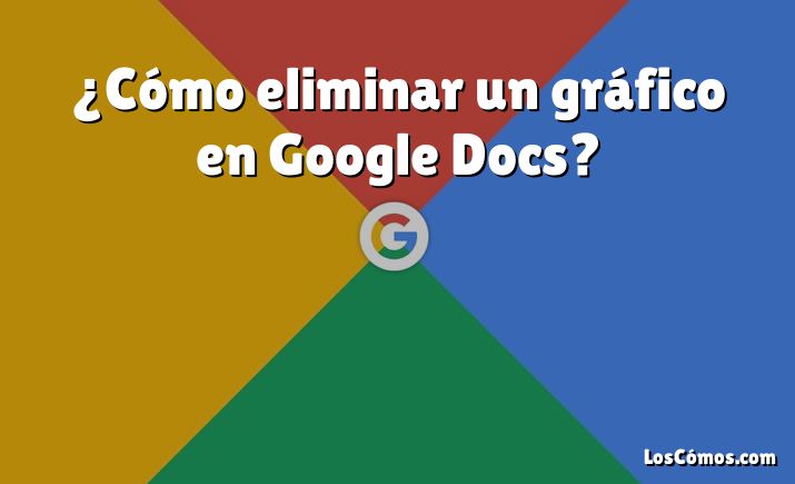 ¿Cómo eliminar un gráfico en Google Docs?