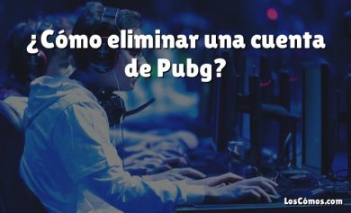 ¿Cómo eliminar una cuenta de Pubg?