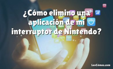 ¿Cómo elimino una aplicación de mi interruptor de Nintendo?