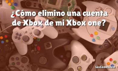 ¿Cómo elimino una cuenta de Xbox de mi Xbox one?