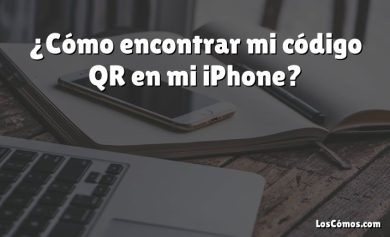 ¿Cómo encontrar mi código QR en mi iPhone?