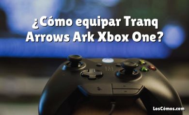 ¿Cómo equipar Tranq Arrows Ark Xbox One?