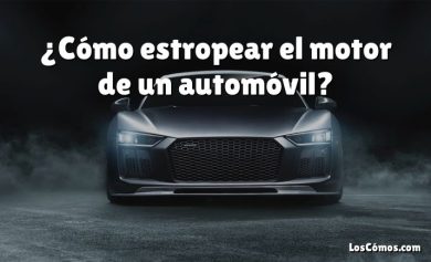 ¿Cómo estropear el motor de un automóvil?