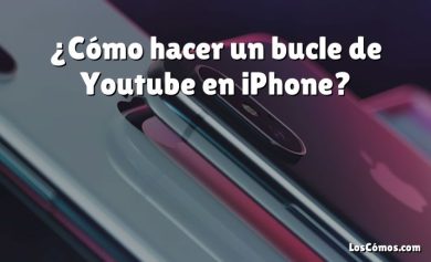 ¿Cómo hacer un bucle de Youtube en iPhone?