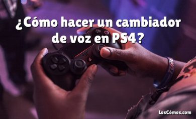 ¿Cómo hacer un cambiador de voz en PS4?
