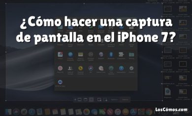 ¿Cómo hacer una captura de pantalla en el iPhone 7?