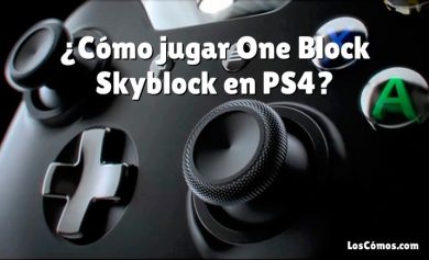 ¿Cómo jugar One Block Skyblock en PS4?