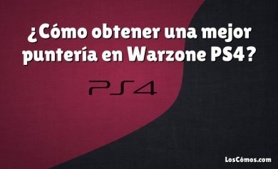 ¿Cómo obtener una mejor puntería en Warzone PS4?