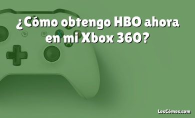 ¿Cómo obtengo HBO ahora en mi Xbox 360?